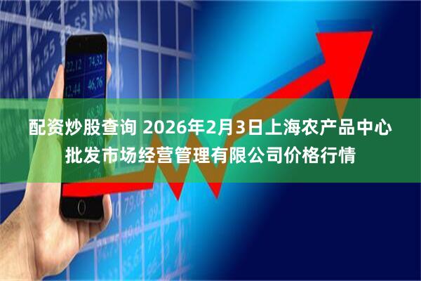 配资炒股查询 2026年2月3日上海农产品中心批发市场经营管理有限公司价格行情